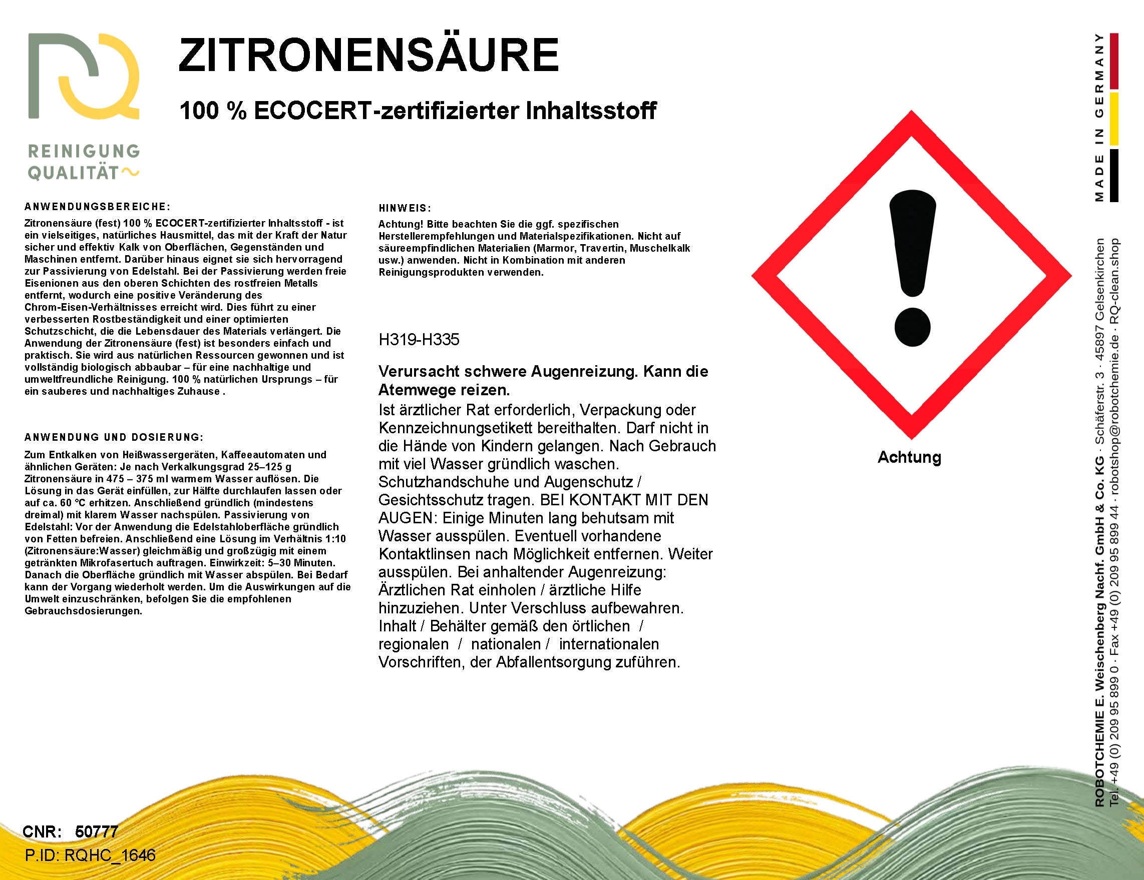 ZITRONENSÄURE