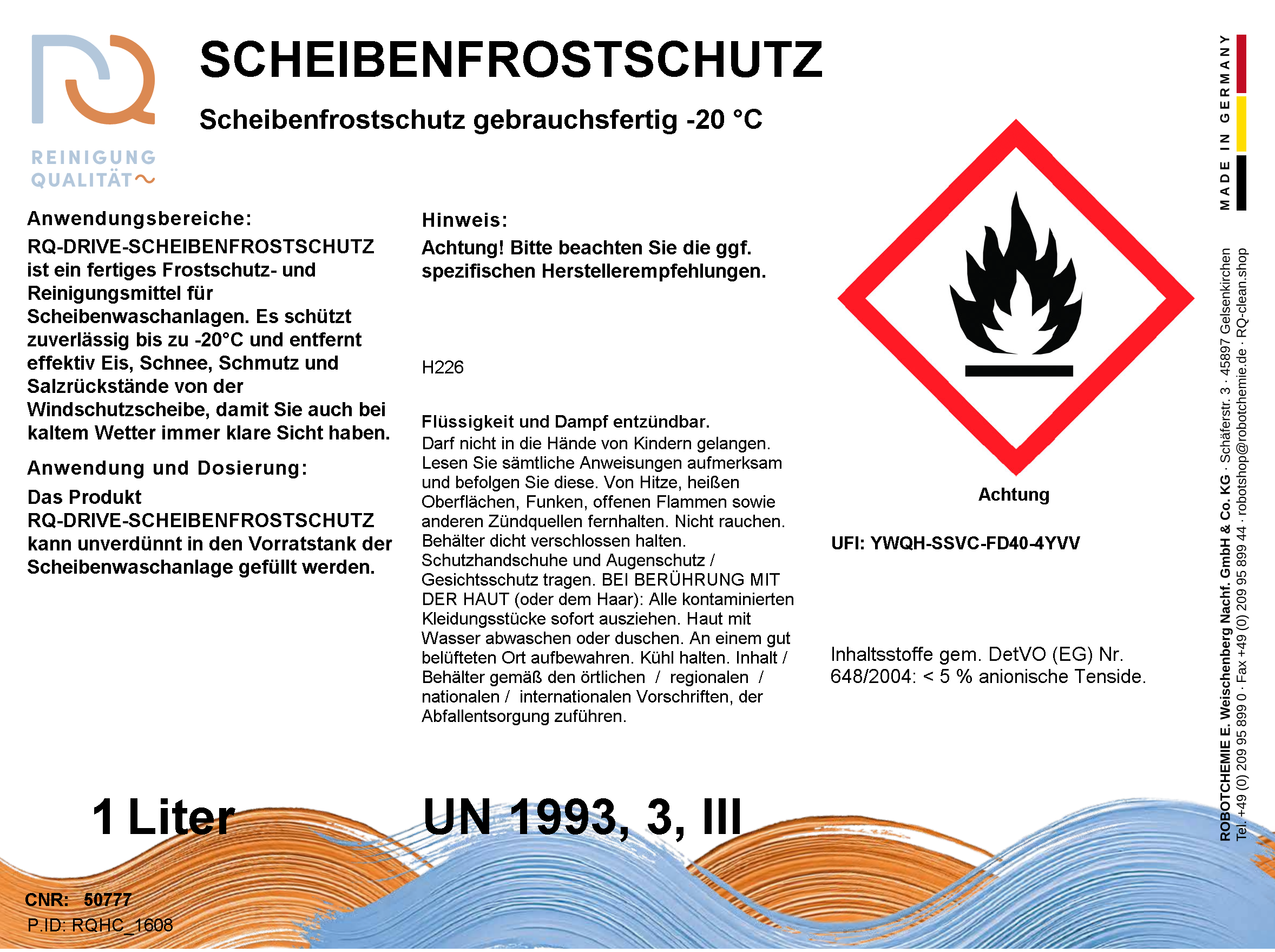 SCHEIBENFROSTSCHUTZ