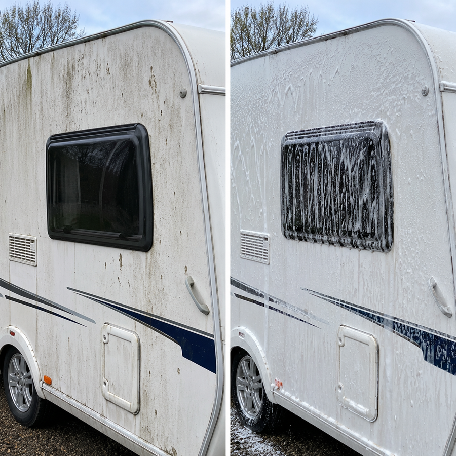 Ergiebige Premium-Pflege für Caravan, Camper & Wohnmobil