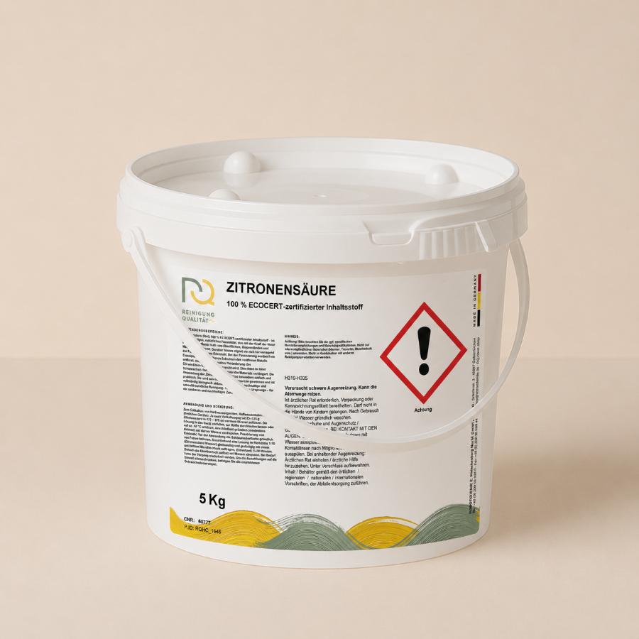 RQ-CLEAN ZITRONENSAEURE FEST 5 kg Eimer Produktbild