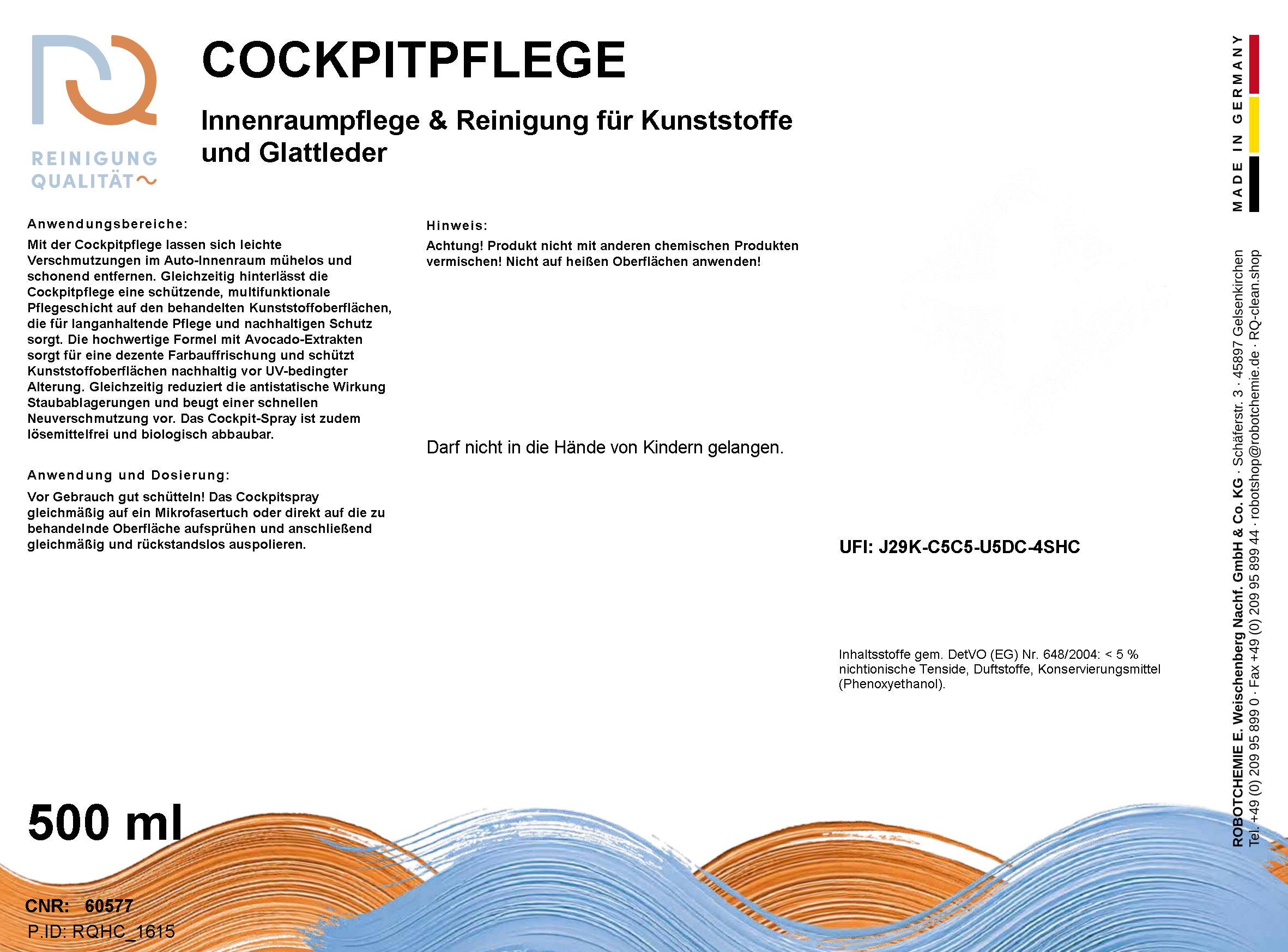COCKPITPFLEGE