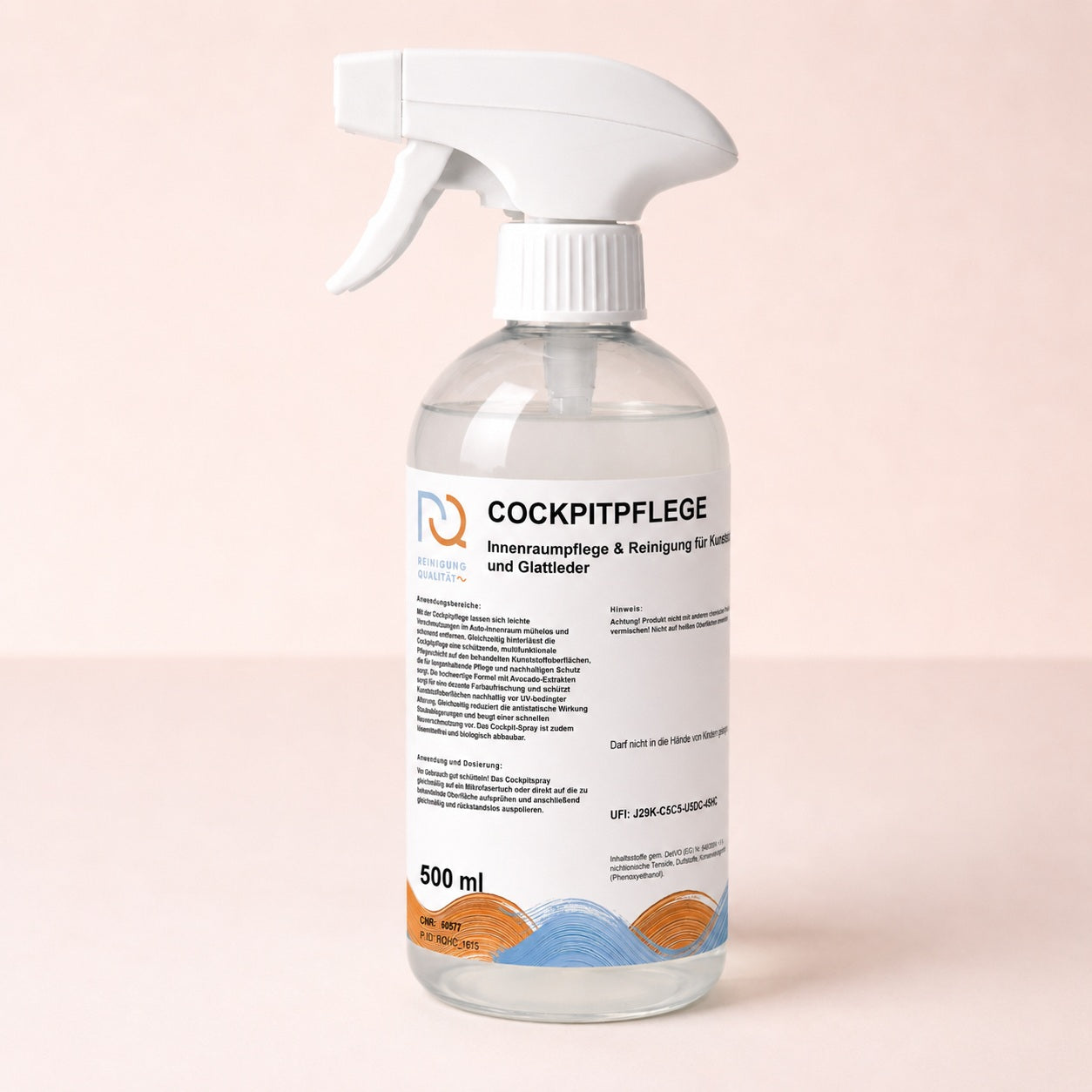 Prodktbild vom RQ-DRIVE-SPRAY-COCKPITPFLEGE 500 ML
