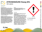 ZITRONENSÄURE flüssig 50%