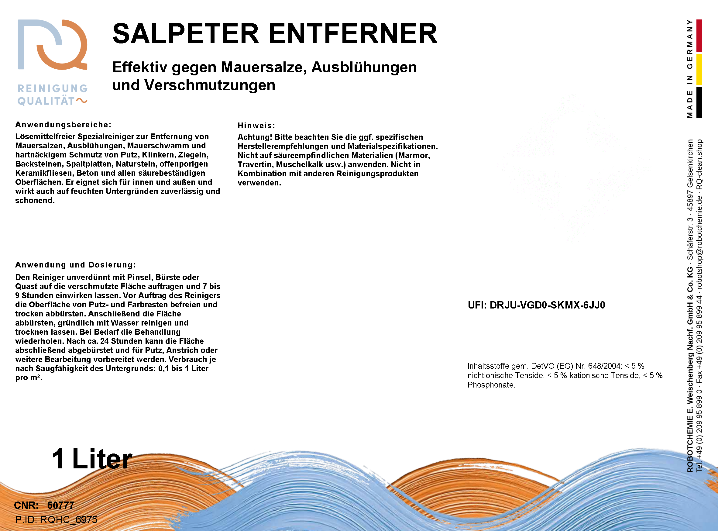 SALPETER ENTFERNER