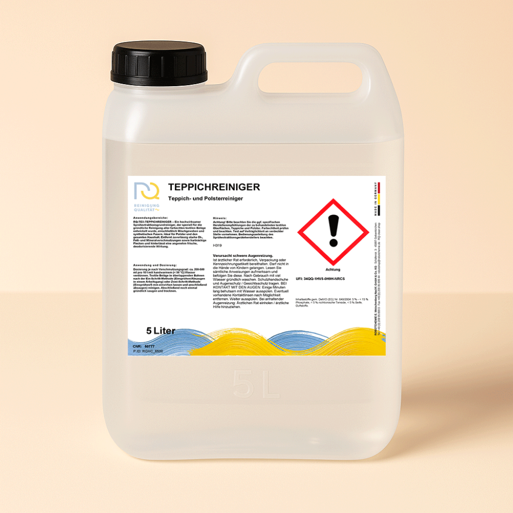 RQ-CLEAN TEPPICHREINIGER 5 Liter Kanister Produktbild