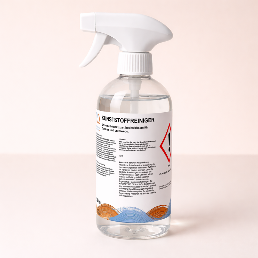 RQ-CLEAN KUNSTSTOFFREINIGER 500 ml Flasche Produktbild